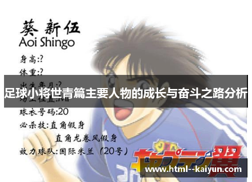 足球小将世青篇主要人物的成长与奋斗之路分析